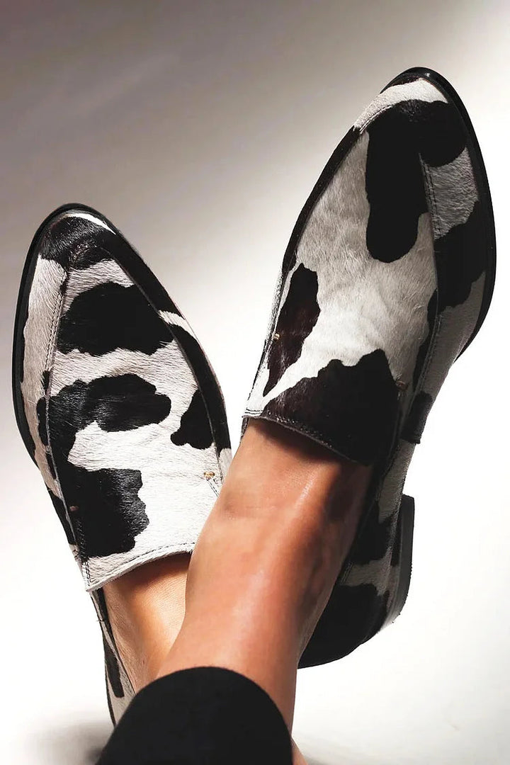 Zapatillas sin Cordones con Estampado de Vaca Billie™