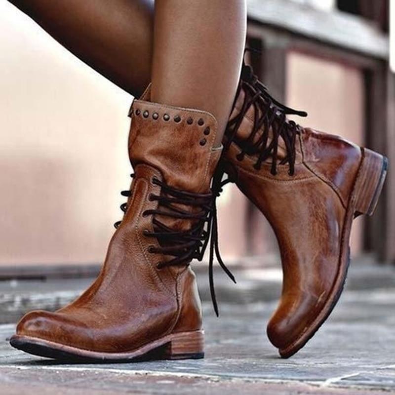 Sue™ | Botas ortopédicas de Cuero