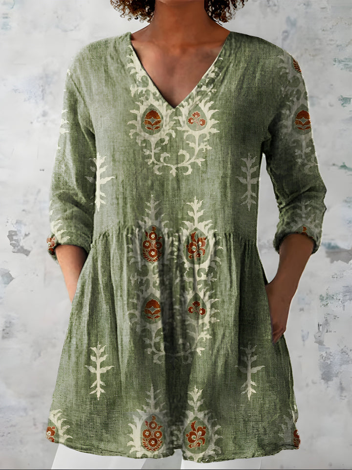 Everly | Blusa larga con cuello en V