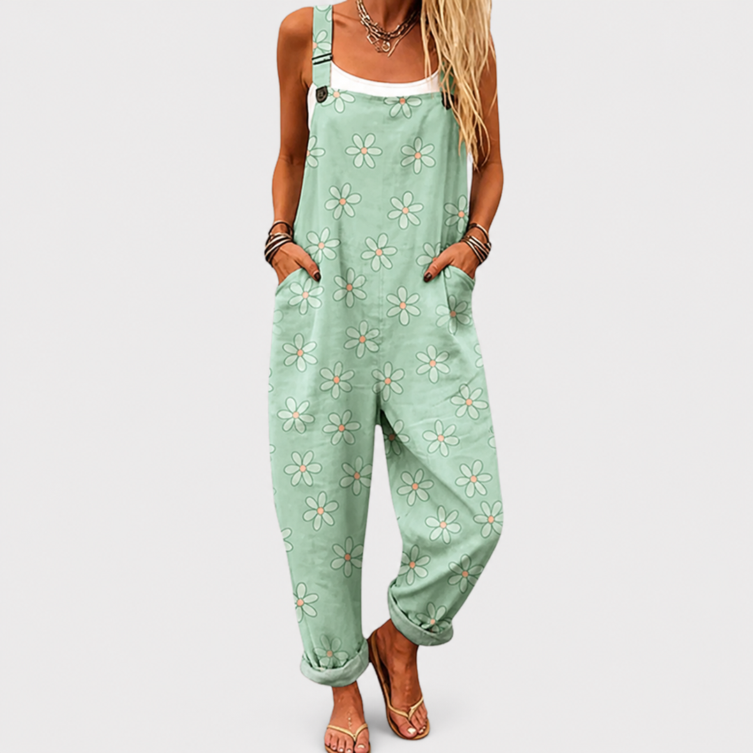 Peto Estampado Flores Verdes
