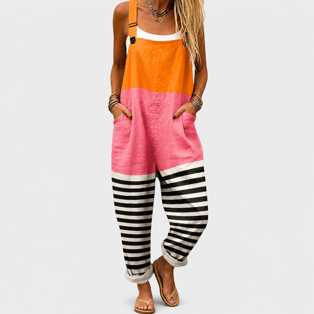 Peto Estampado Multicolor Rosa y Naranja