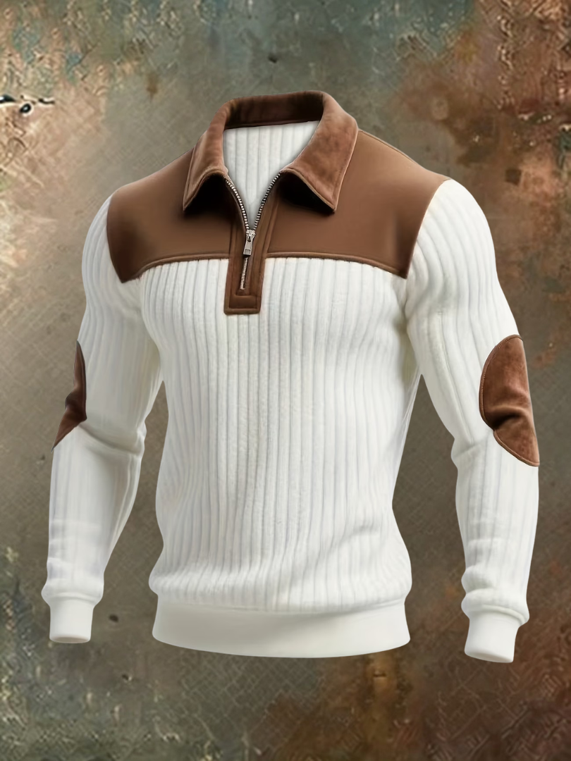 Cyrus | Suéter Texturizado con Medio Cierre