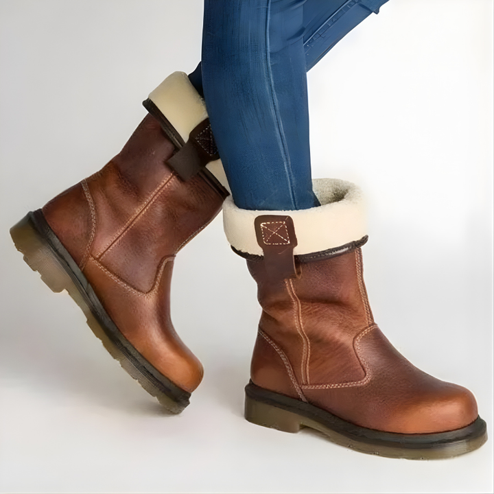 Botas de Invierno de Piel Forradas Lilia™