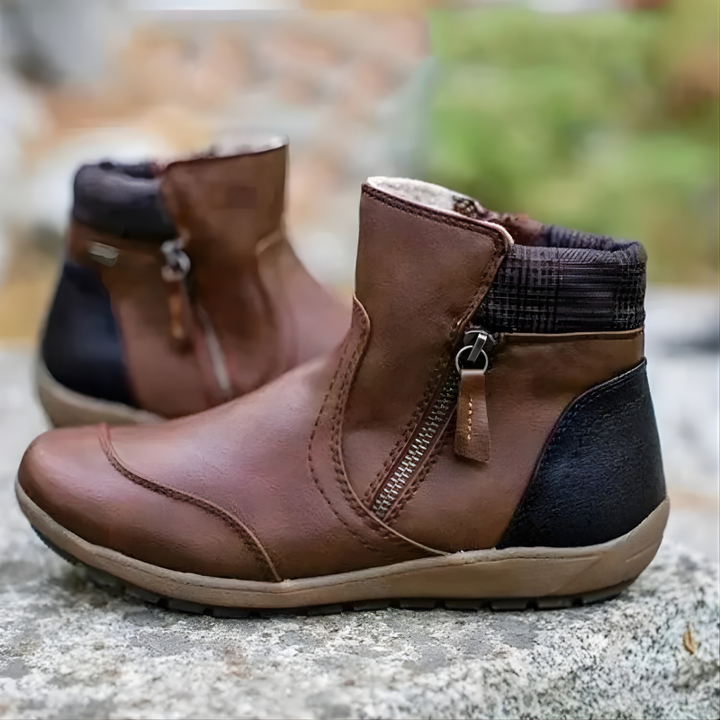 Botas Ortopédicas Impermeables con Cremallera Premium Moira™