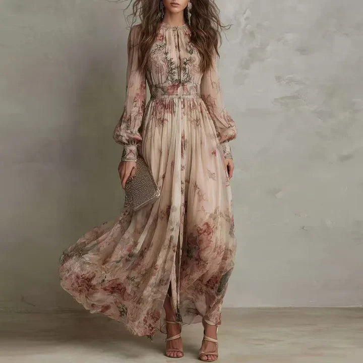 Amelie | Vestido Maxi Floral Vintage