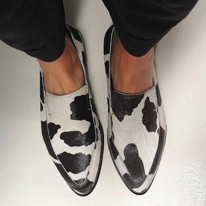 Zapatillas sin Cordones con Estampado de Vaca Billie™