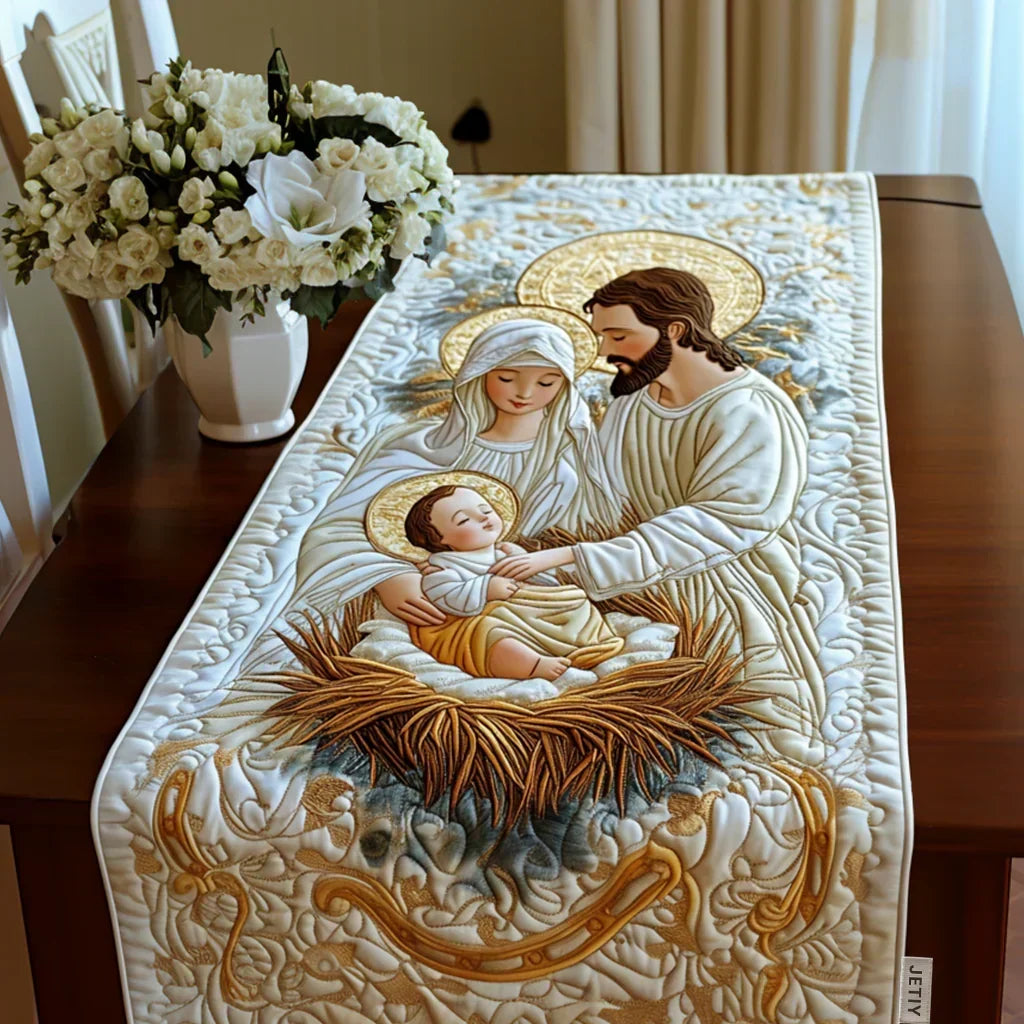 Mantel de Mesa Acolchado - Luz de Belén