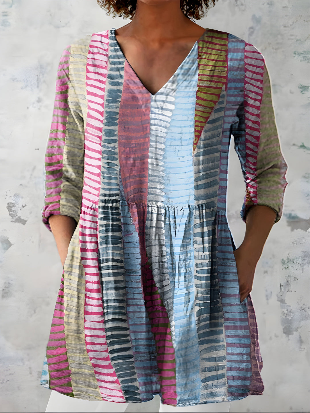 Margo | Blusa larga con cuello en V