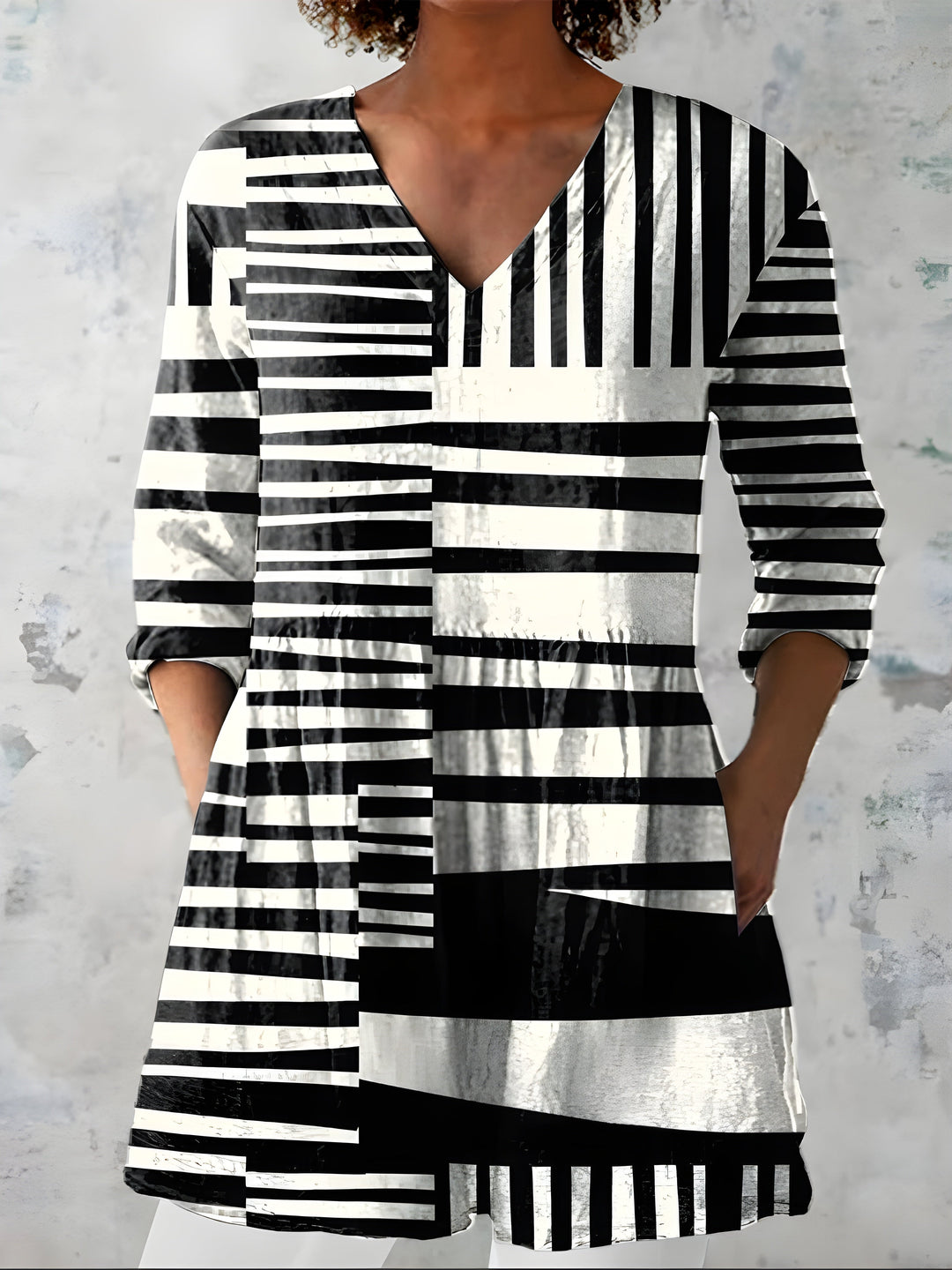 Sienna | Blusa larga con cuello en V