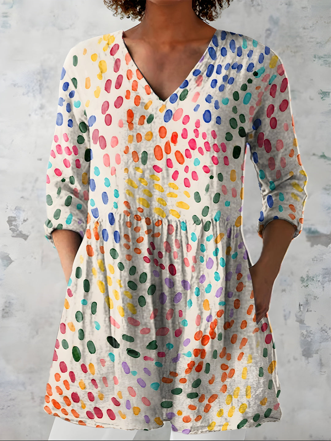 Everlee | Blusa larga con cuello en V