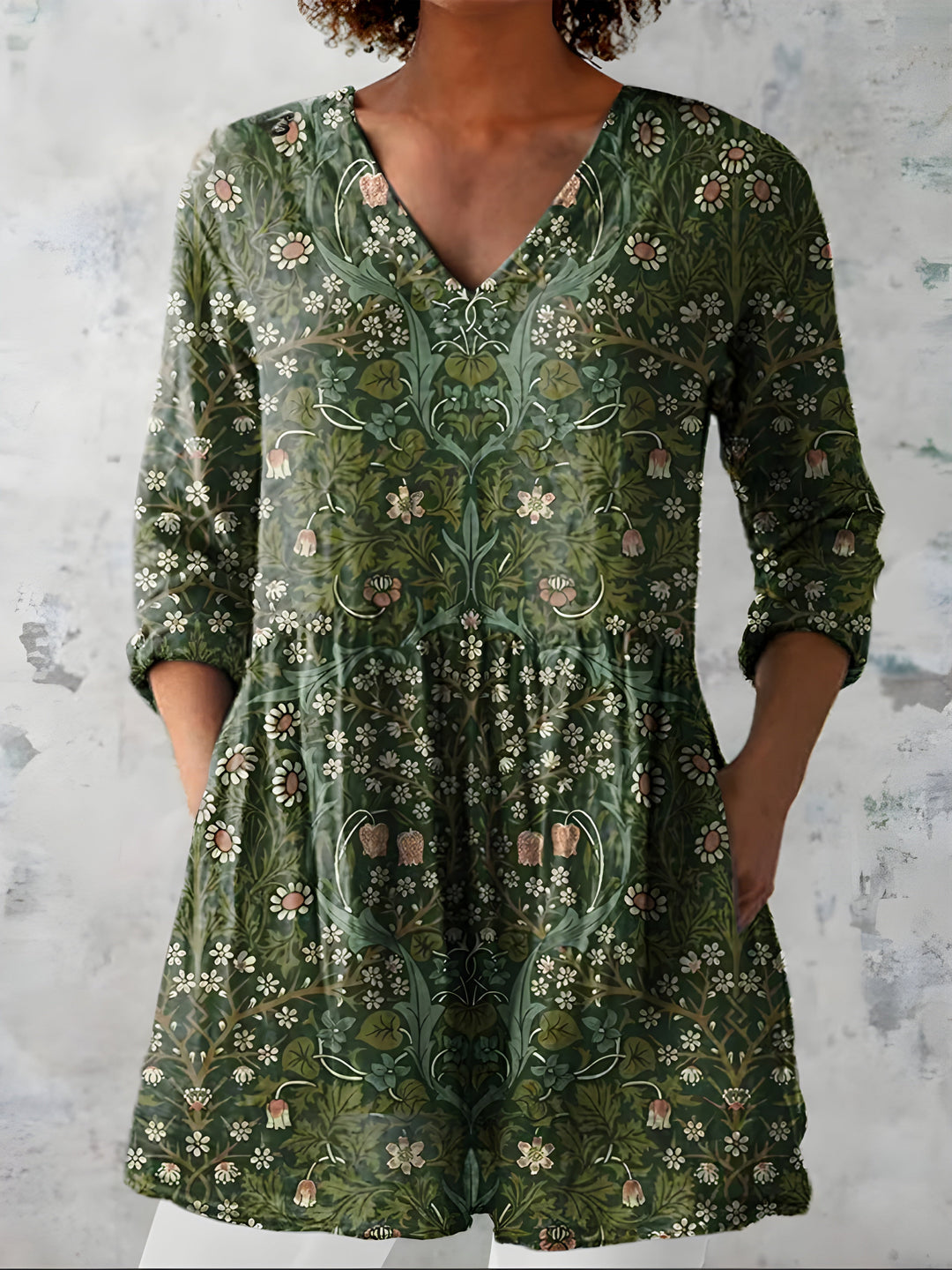 Cecelia | Blusa larga con cuello en V
