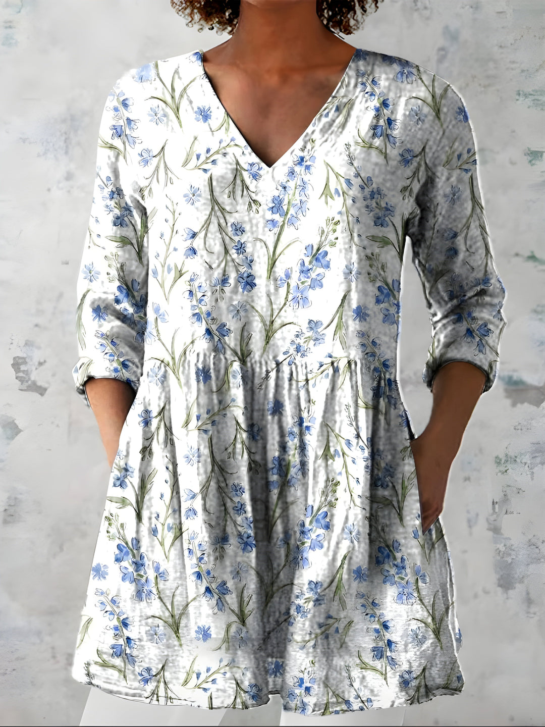 Lenora | Blusa larga con cuello en V