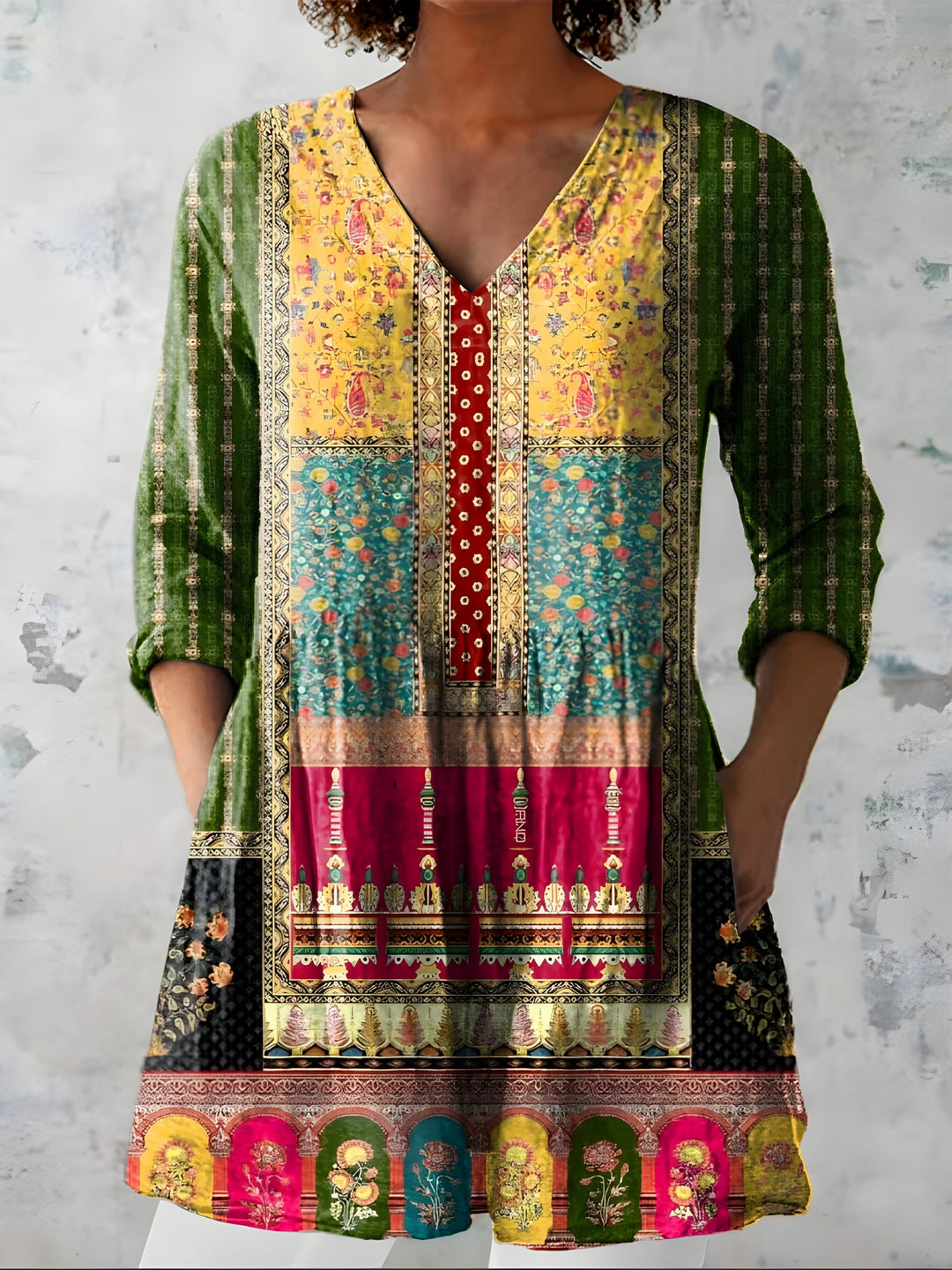 Melody | Blusa larga con cuello en V