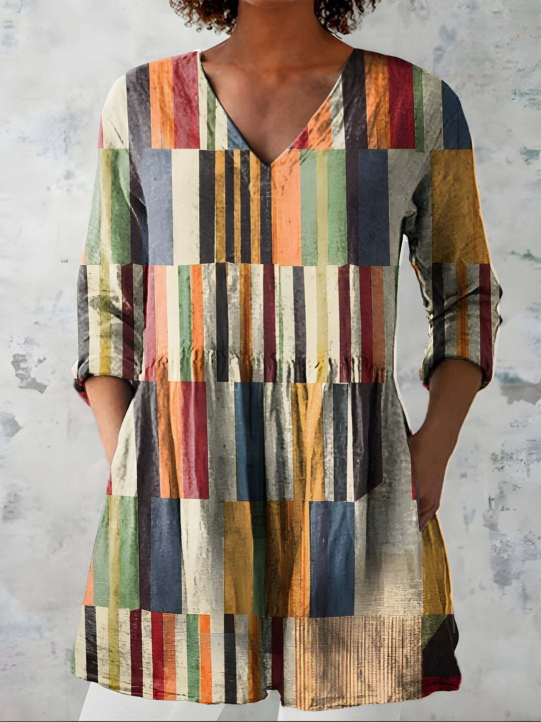 Lydia | Blusa larga con cuello en V