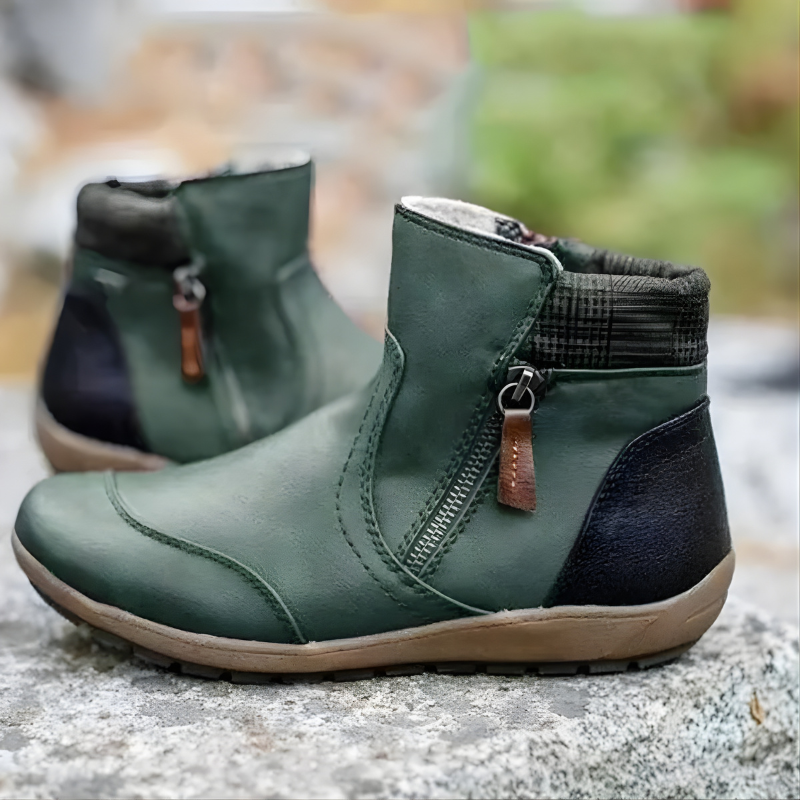 Botas Ortopédicas Impermeables con Cremallera Premium Moira™