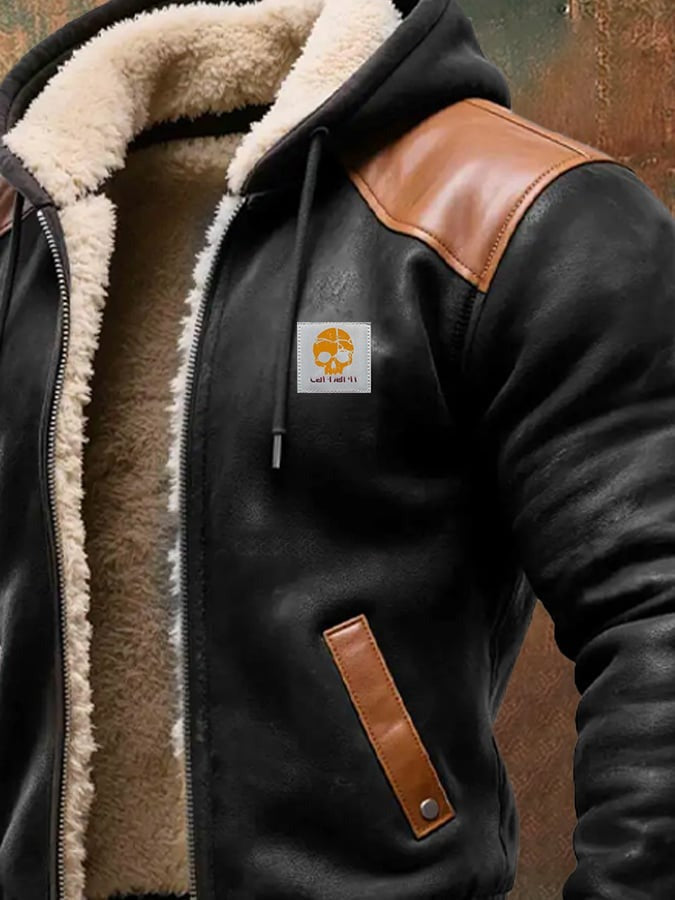 Adam™ | Chaqueta con elegantes detalles de cuero