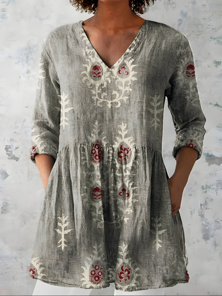 Everly | Blusa larga con cuello en V