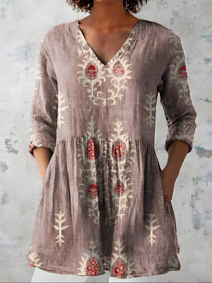 Everly | Blusa larga con cuello en V