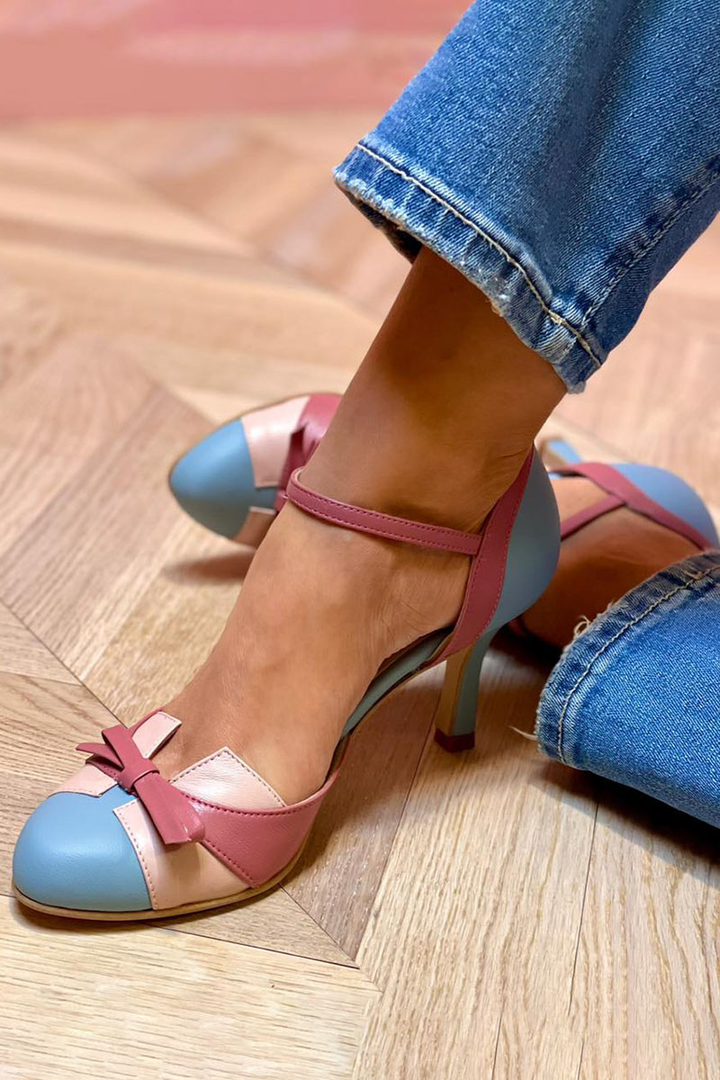 Tacones con Lazo de Colores Rose™