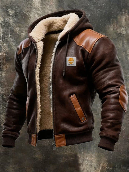 Adam™ | Chaqueta con elegantes detalles de cuero