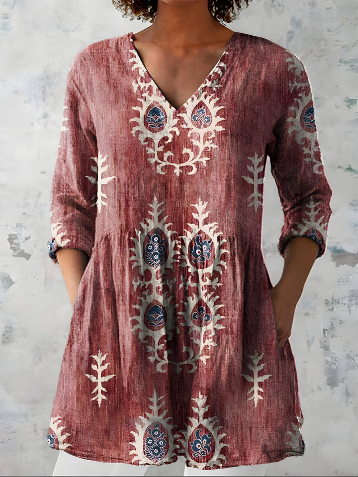 Everly | Blusa larga con cuello en V