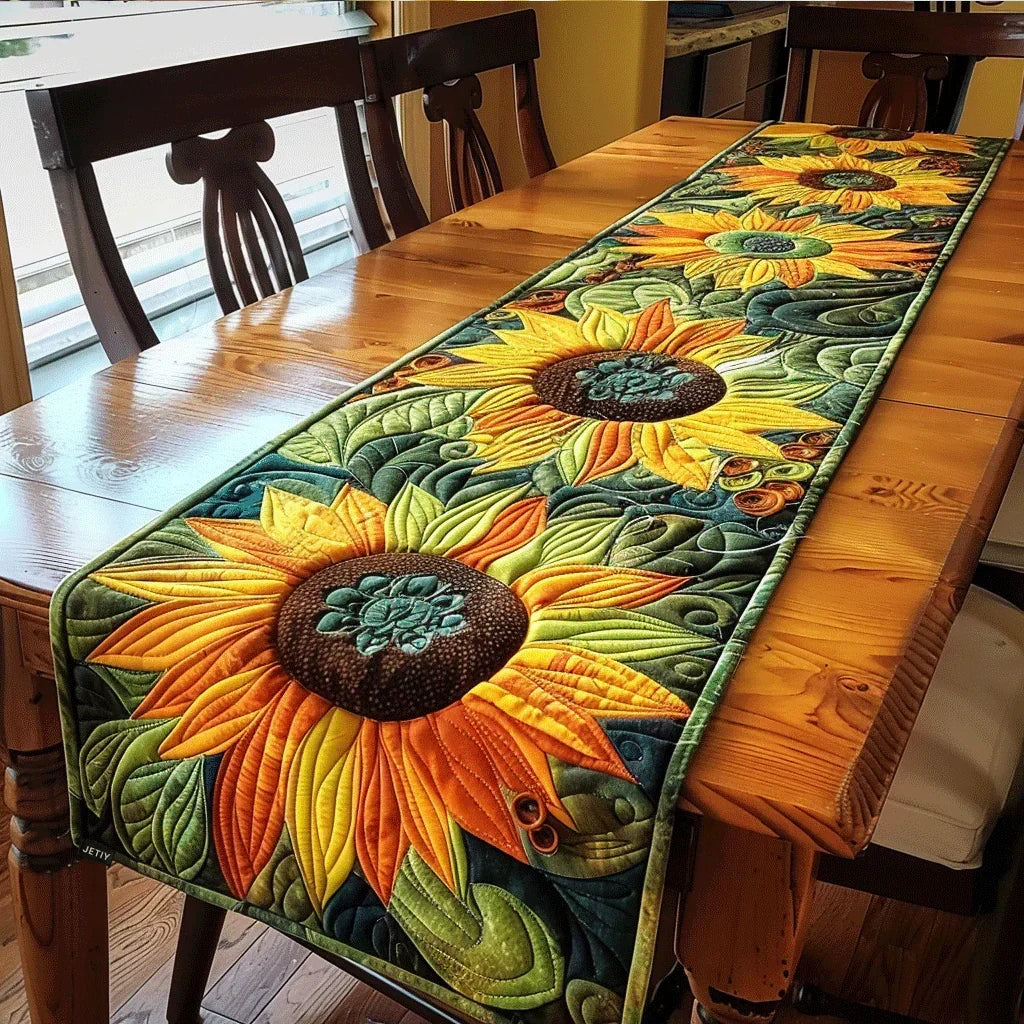 Mantel de Mesa Acolchado - Jardín de Girasoles