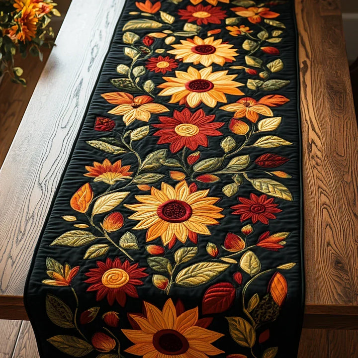 Mantel de Mesa Acolchado - Girasoles de Otoño