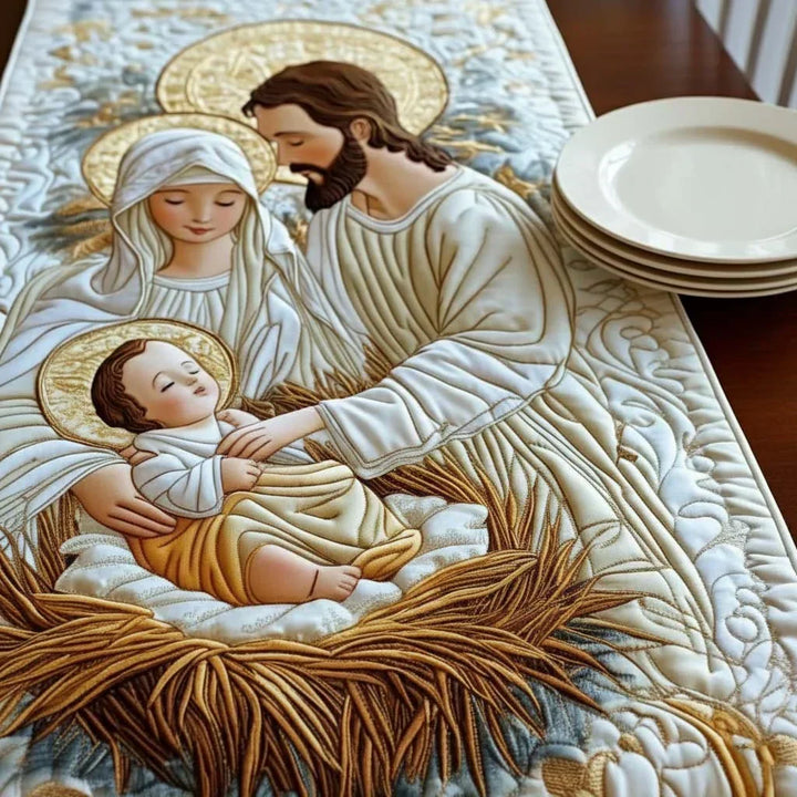 Mantel de Mesa Acolchado - Luz de Belén