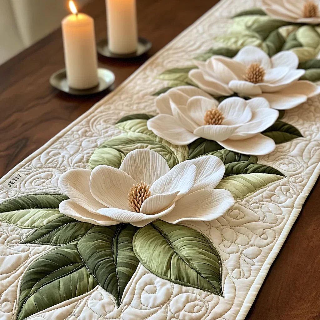 Mantel de Mesa Acolchado - Gracia en Flores