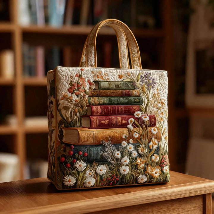 Bolso Artesanal - Jardín de Libros