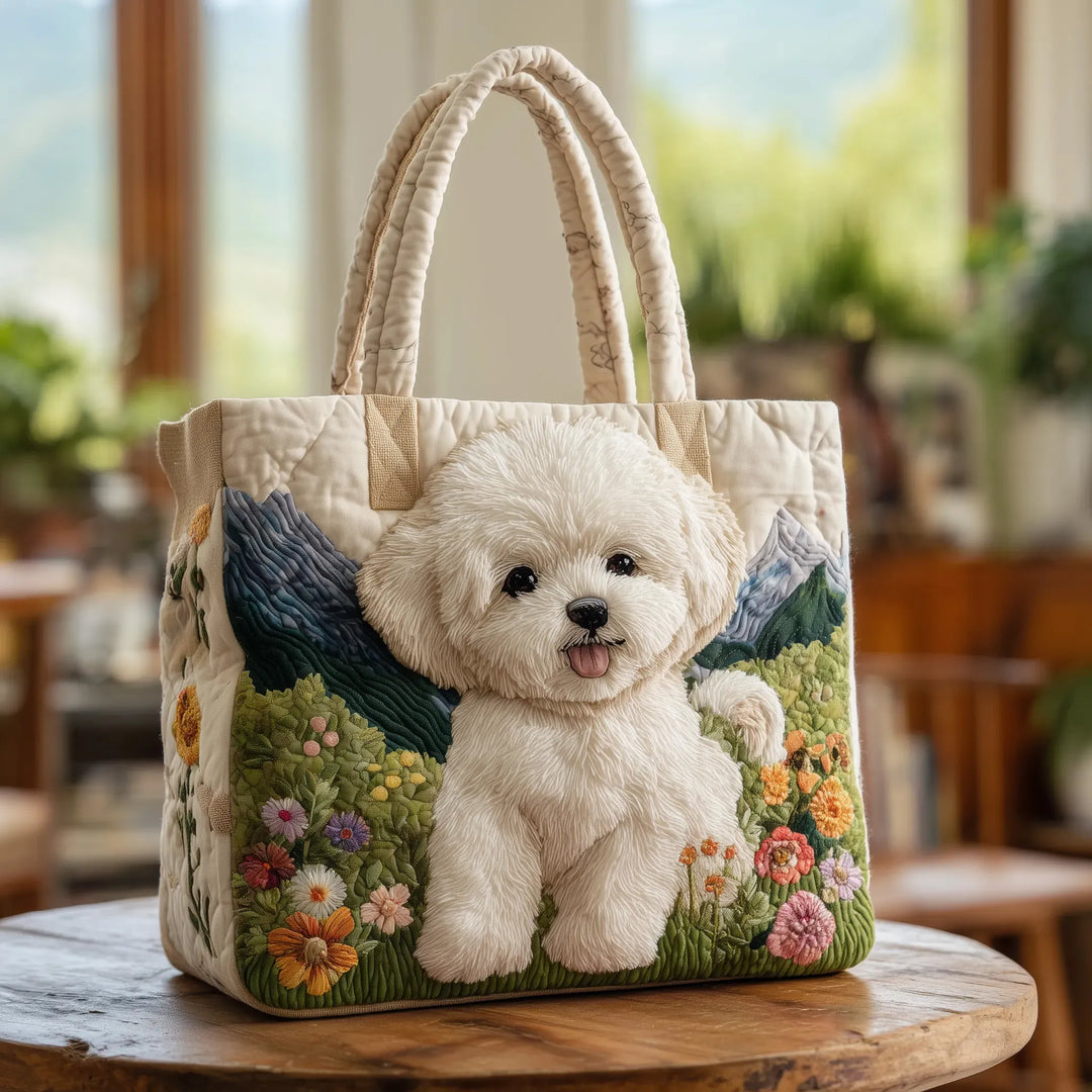 Bolso Artesanal - Perrito Primavera