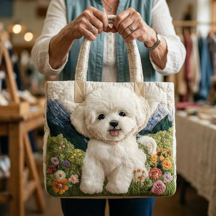 Bolso Artesanal - Perrito Primavera