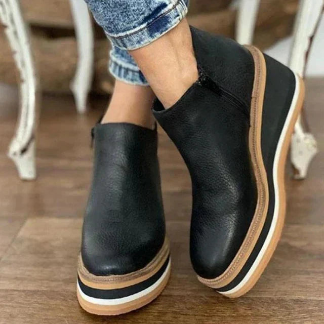 Kamala™ Botines de Cuña Informales