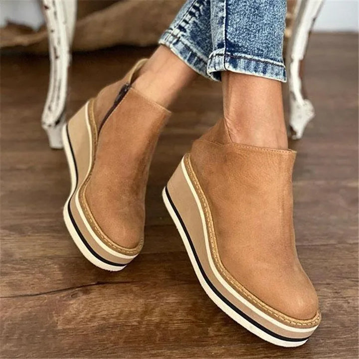 Kamala™ Botines de Cuña Informales