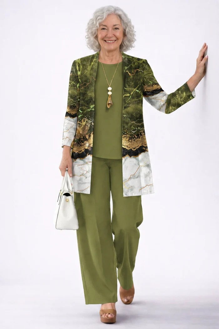 Haven | Conjunto de Tres Piezas Elegancia Clásica