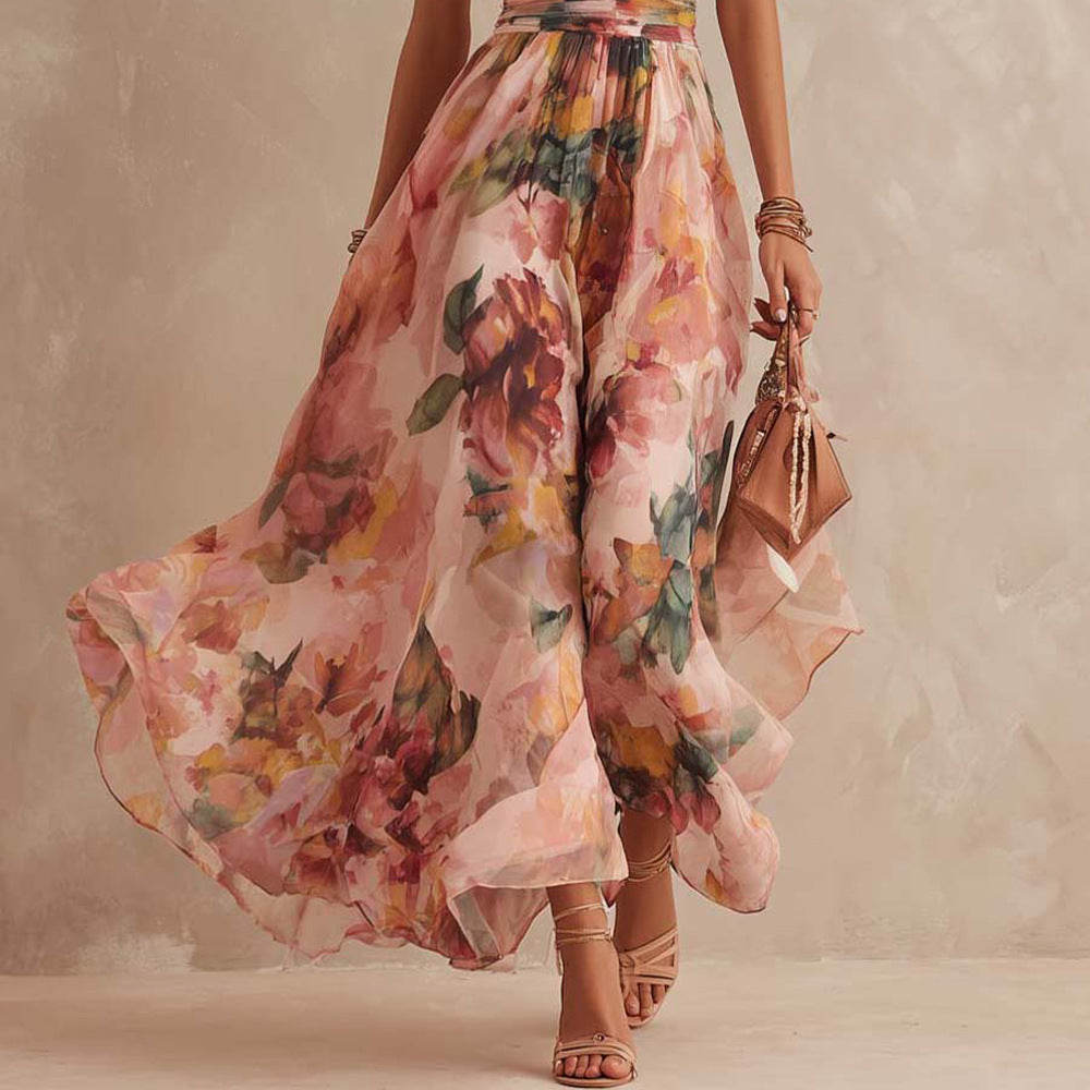 Aurora | Vestido Floral de un Hombro