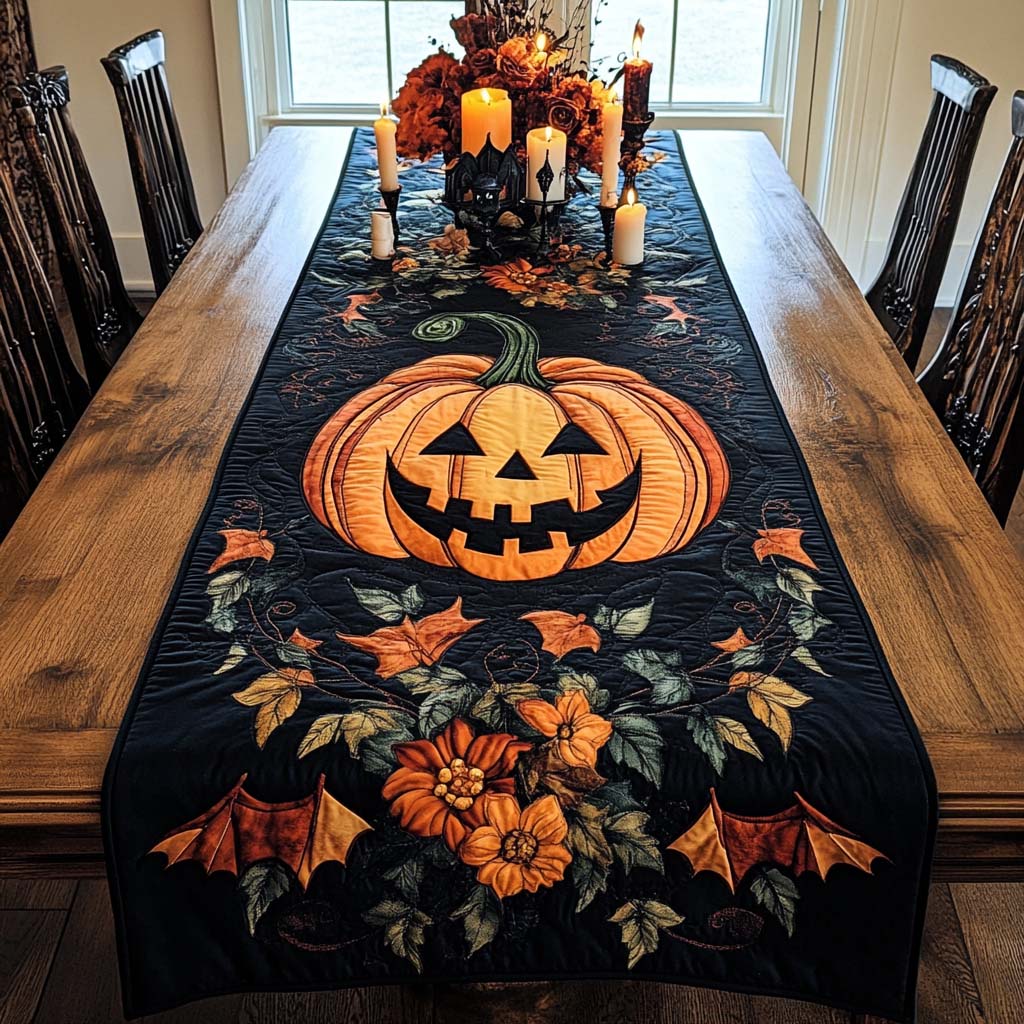Mantel de Mesa Acolchado - Alegría de Halloween