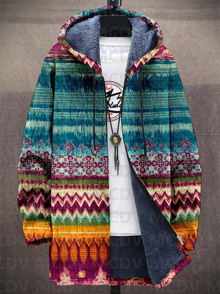 Tallulah | Chaqueta de Punto Artística con Capucha