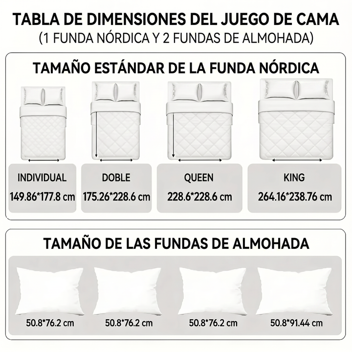 Juego de cama acolchado de 3 piezas - Amigos de la Nieve