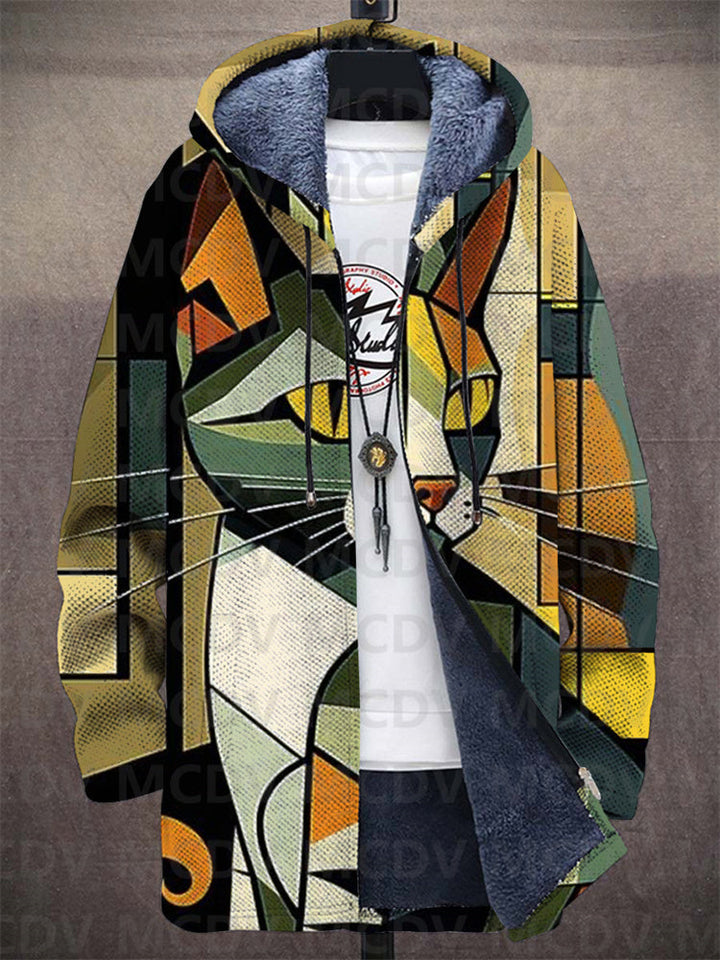 Preston | Chaqueta con Capucha y Estampado Artístico