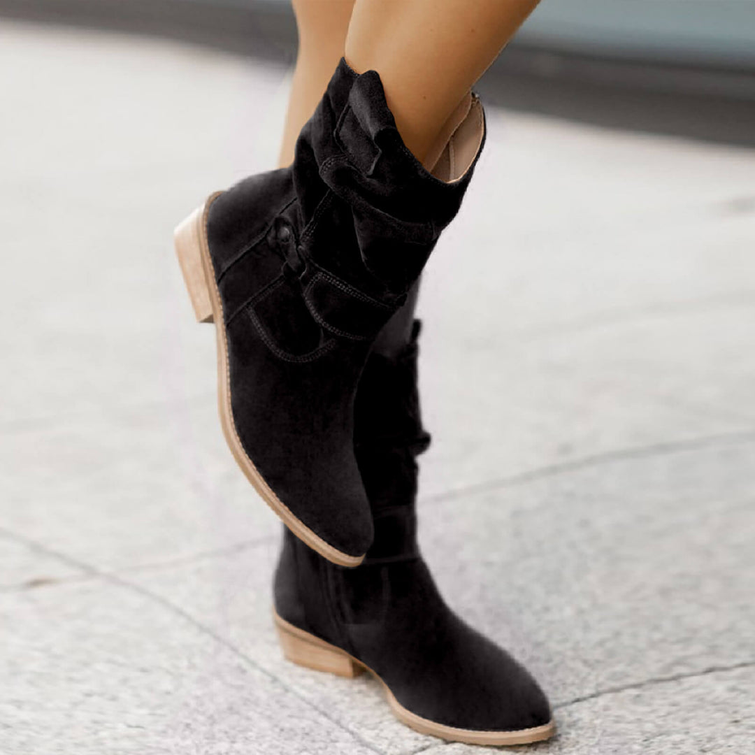 Celine™ Botas de Ante para Mujer