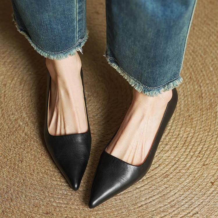 Anok™ | Zapatos de tacón de piel auténtica