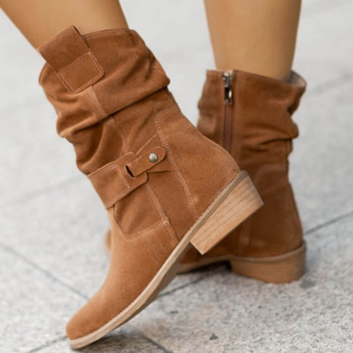 Celine™ Botas de Ante para Mujer