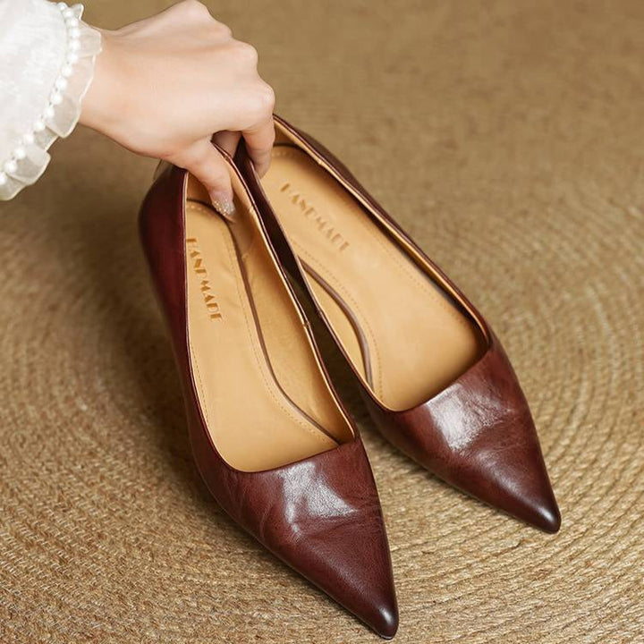 Anok™ | Zapatos de tacón de piel auténtica