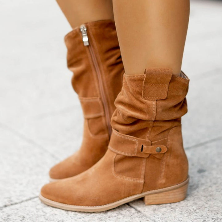 Celine™ Botas de Ante para Mujer