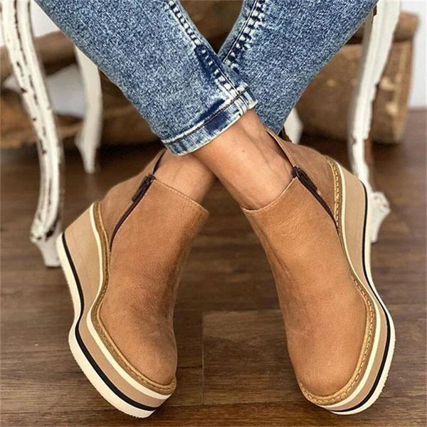Kamala™ Botines de Cuña Informales