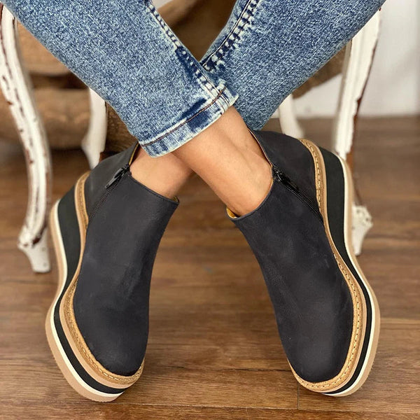 Kamala™ Botines de Cuña Informales