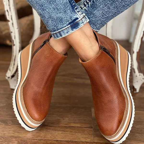 Kamala™ Botines de Cuña Informales