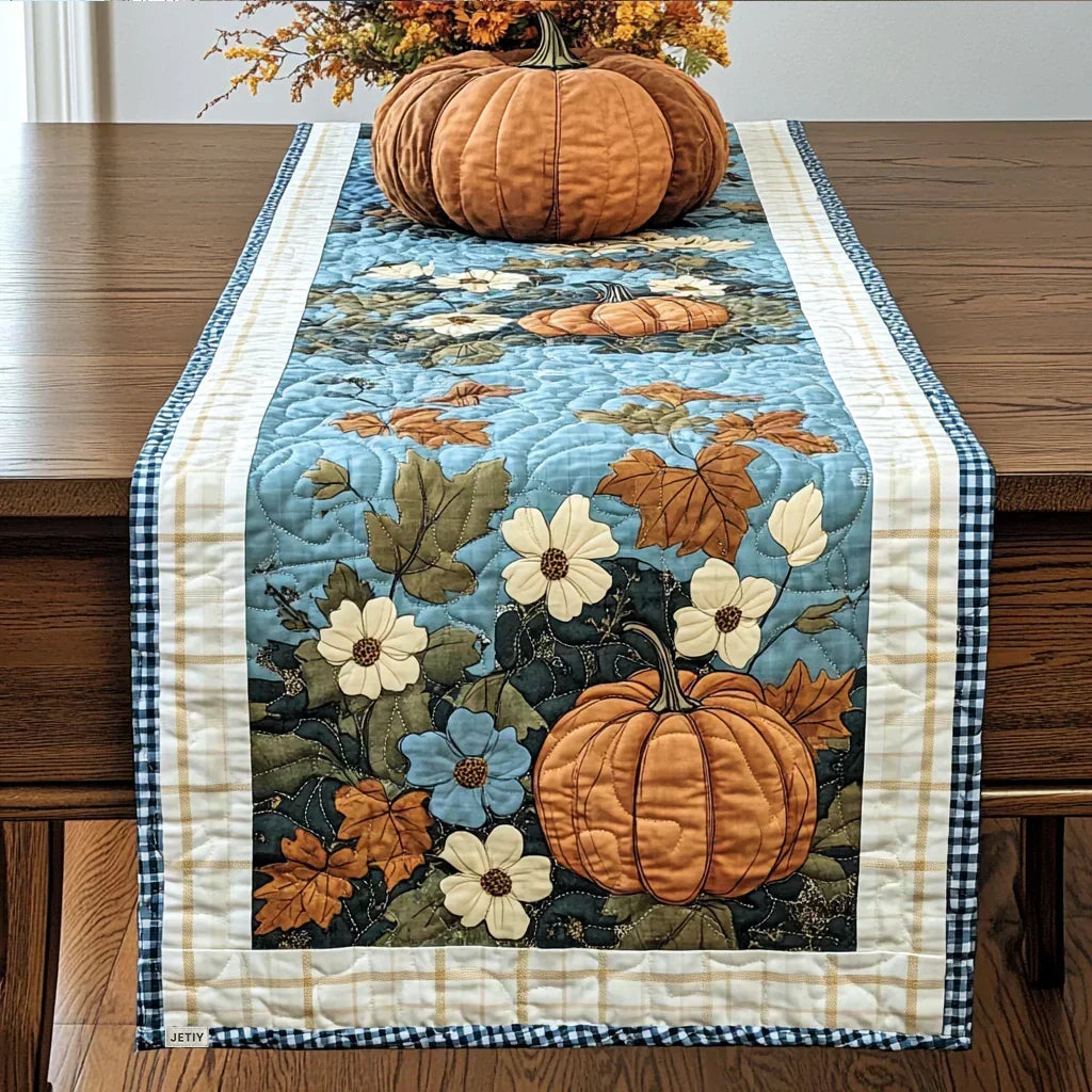 Mantel de Mesa Acolchado - Temporada de Calabazas