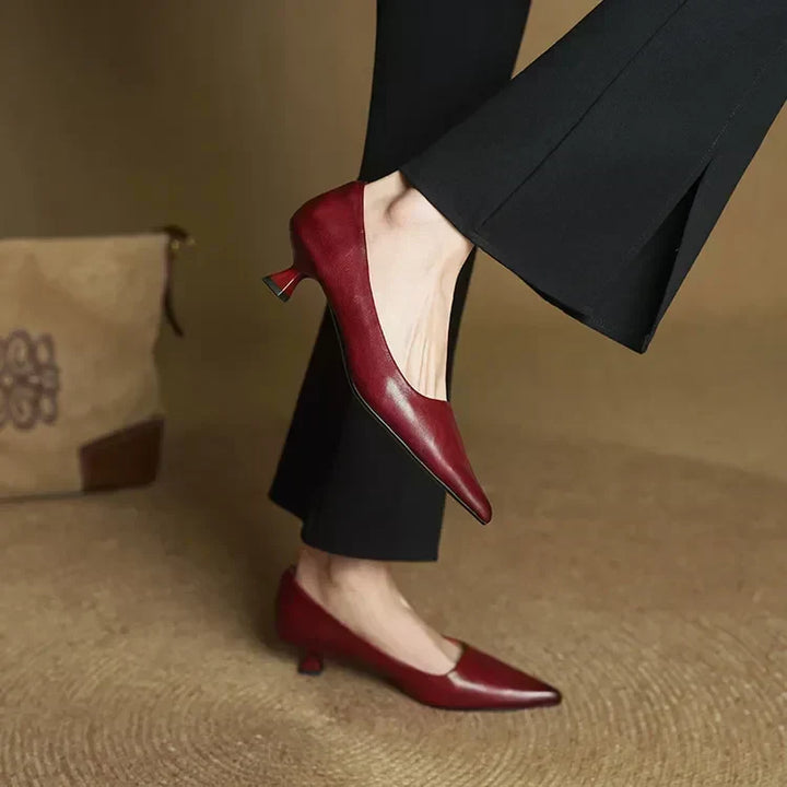 Anok™ | Zapatos de tacón de piel auténtica